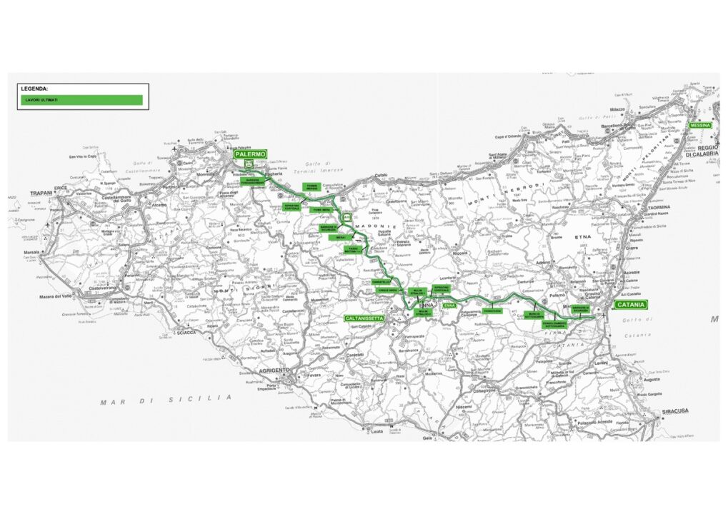 Lavori ultimati sulla A19